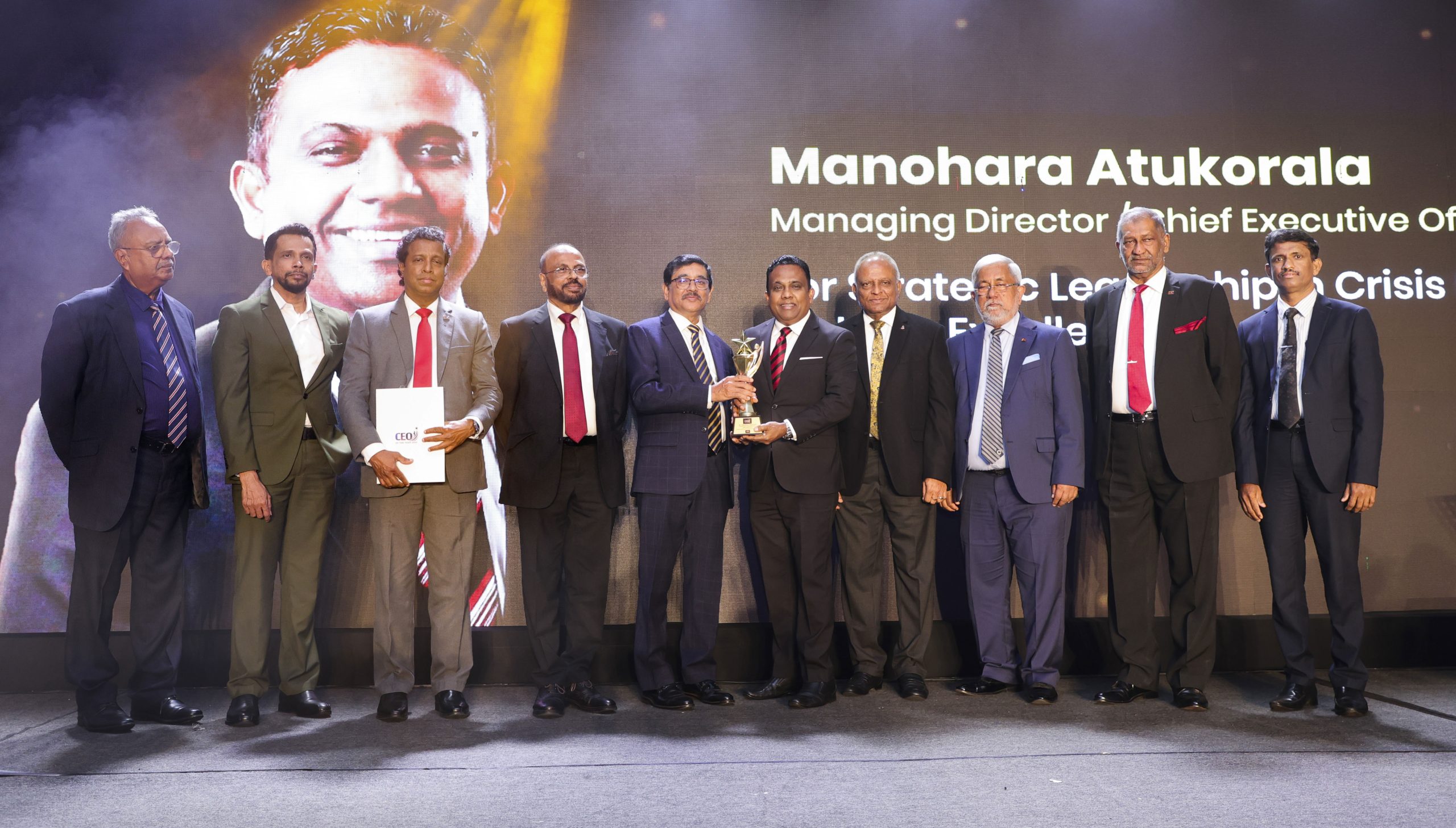 Mr. Manohara AtukoralaManaging Director / Chief Executive Officer Toyota Lanka (Pvt) Ltd 