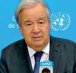 UN Secretary-General António Guterres