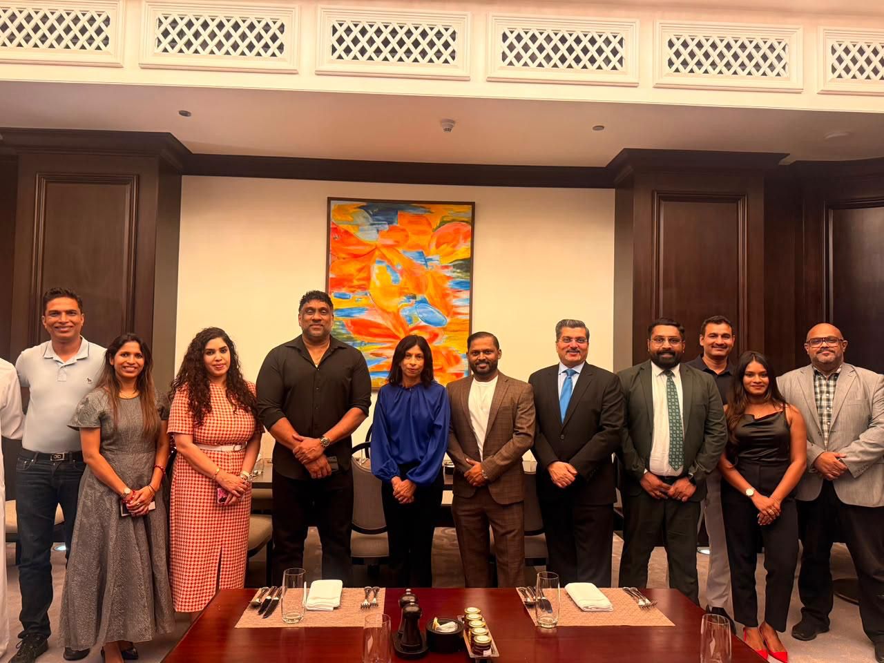 Group photograph published by Global CEO Magazine in connection with Sri Lanka’s international technology engagement initiatives
